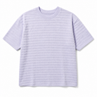 Mingstreet ASC launch still-life | SIMPLE PROJECT | Textured Diagonal Paneled T Shirt | Lavender | generated_extra_ready_product_colorway