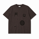 Mingstreet ASC launch still-life | SIMPLE PROJECT | Cotton Blend Graphic Print T Shirt | Brown | generated_extra_ready_product_colorway