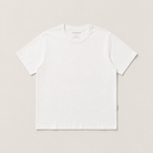 Mingstreet ASC launch still-life | SIMPLE PROJECT | Misaligned Seam Crewneck T Shirt | White | generated_extra_ready_product_colorway