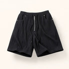 Mingstreet ASC launch still-life | BLINDNOPLAN | Textured Rivet Suit Shorts | Black | ready_now_existing_asset