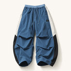 Mingstreet ASC launch still-life | BLINDNOPLAN | Contrast Panel Pleated Parachute Pants | Blue | ready_now_existing_asset