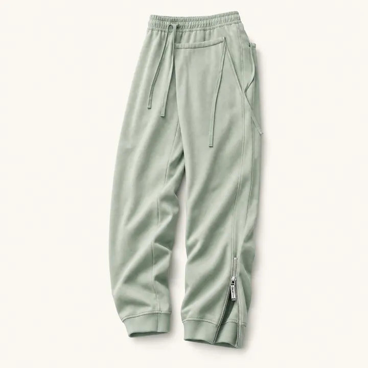 Mingstreet ASC launch still-life | BLINDNOPLAN | Adjustable Zip Hem Cotton Sweatpants | Mint | ready_now_existing_asset