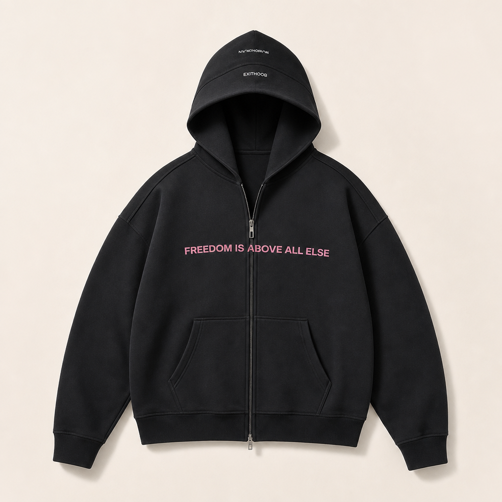 Mingstreet ASC launch still-life | BLINDNOPLAN | Faux Double Layer Paneled Hoodie | Black | ready_now_uncrumpled_replacement