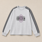 Mingstreet ASC launch still-life | BLINDNOPLAN | Color Block Graphic Raglan Sweatshirt | Gray | ready_now_uncrumpled_replacement