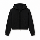 Mingstreet ASC launch still-life | BLINDNOPLAN | Cropped Zip Up Hoodie with Structured Trim | Black | generated_extra_ready_product_colorway