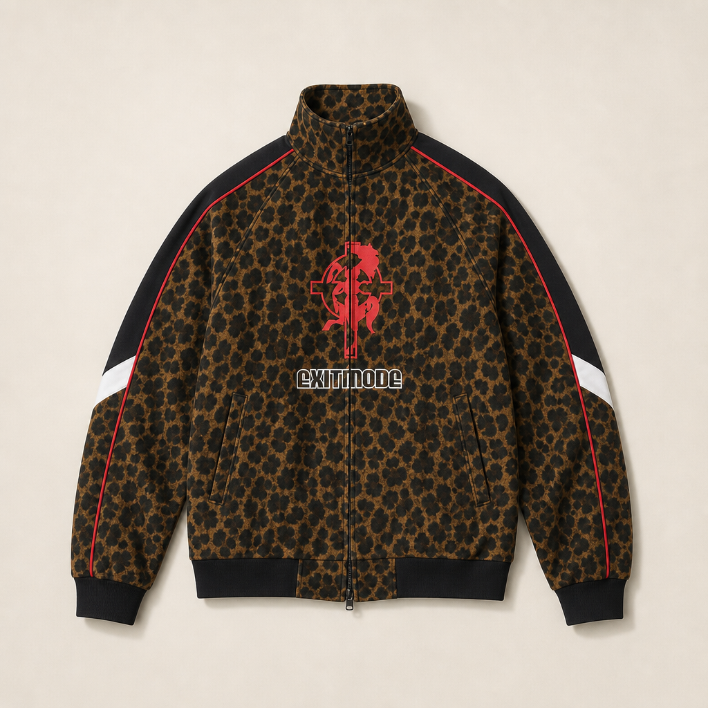 Mingstreet ASC launch still-life | BLINDNOPLAN | Leopard Print Zip Up Jacket | Brown | ready_now_uncrumpled_replacement