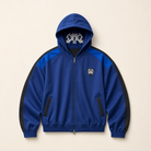 Mingstreet ASC launch still-life | BLINDNOPLAN | Hooded Colorblock Track Jacket | Blue | ready_now_uncrumpled_replacement