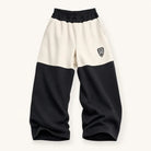 Mingstreet ASC launch still-life | BLINDNOPLAN | Color Block Wide Leg Sweatpants | Black | ready_now_existing_asset