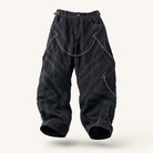 Mingstreet ASC launch still-life | BLINDNOPLAN | Chain Decorated Washed Cargo Pants | Black | ready_now_existing_asset