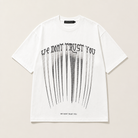 Mingstreet ASC launch still-life | BLINDNOPLAN | Stretched Slogan Print Cotton T Shirt | White | generated_extra_ready_product_colorway