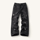 Mingstreet ASC launch still-life | MEDM | JoJo s Bizarre Adventure Distressed Jeans | Black | ready_now_existing_asset