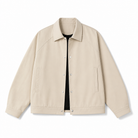 Mingstreet ASC launch still-life | MEDM | Collared Snap Front Jacket | Beige | generated_extra_ready_product_colorway