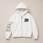 Mingstreet ASC launch still-life | MEDM | Tufted Embroidery Zip Up Hoodie | White | ready_now_uncrumpled_replacement