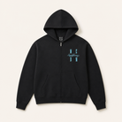 Mingstreet ASC launch still-life | MEDM | Embroidered Cotton Blend Zip Up Hoodie | Black | ready_now_uncrumpled_replacement