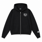 Mingstreet ASC launch still-life | MEDM | 3D Logo Two Way Zip Cotton Hoodie | Black | generated_extra_ready_product_colorway