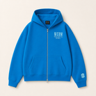 Mingstreet ASC launch still-life | MEDM | 3D Logo Two Way Zip Cotton Hoodie | Blue | ready_now_uncrumpled_replacement