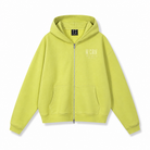 Mingstreet ASC launch still-life | MEDM | 3D Logo Two Way Zip Cotton Hoodie | Green | generated_extra_ready_product_colorway