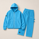 Mingstreet ASC launch still-life | MEDM | Polar Fleece Zip Hoodie Jogger Set | Sky Blue | ready_now_uncrumpled_replacement