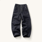 Mingstreet ASC launch still-life | MEDM | Contrast Stitch Raw Denim Jeans | Blue | ready_now_existing_asset