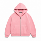 Mingstreet ASC launch still-life | MEDM | Polar Fleece Zip Up Hoodie | Pink | generated_extra_ready_product_colorway