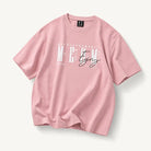 Mingstreet ASC launch still-life | MEDM | Vintage Logo Typography Cotton T Shirt | Pink | ready_now_existing_asset