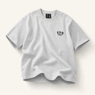 Mingstreet ASC launch still-life | MEDM | Letter Embroidery Cotton T Shirt | Gray | ready_now_existing_asset