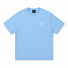 Mingstreet ASC launch still-life | MEDM | Letter Embroidery Cotton T Shirt | Sky Blue | generated_extra_ready_product_colorway