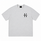 Mingstreet ASC launch still-life | MEDM | Tufted Logo Cotton T Shirt | Gray | generated_extra_ready_product_colorway