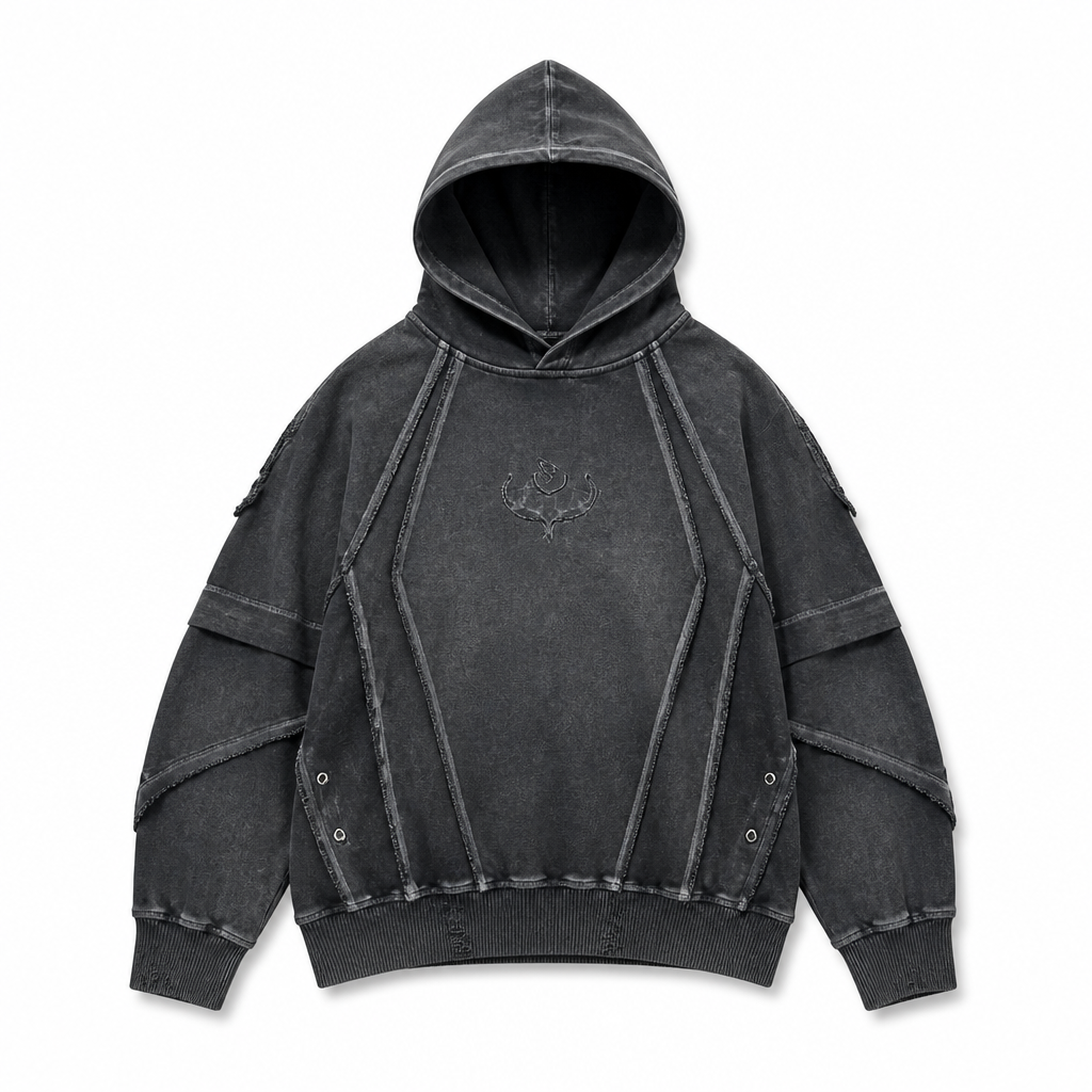 Mingstreet ASC launch still-life | PERSONSOUL | Garment Dyed Distressed Hoodie | Gray | generated_extra_ready_product_colorway