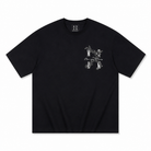 Mingstreet ASC launch still-life | MEDM | Floral Graphic Cotton Sorona T Shirt | Black | generated_extra_ready_product_colorway