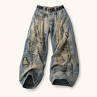 Mingstreet ASC launch still-life | PERSONSOUL | Stained Wash Embroidered Curved Jeans | Denim | ready_now_existing_asset