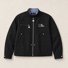 Mingstreet ASC launch still-life | MEDM | Plaid Collar Cotton Zip Up Jacket | Black | ready_now_uncrumpled_replacement