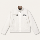 Mingstreet ASC launch still-life | MEDM | Plaid Collar Cotton Zip Up Jacket | White | generated_extra_ready_product_colorway