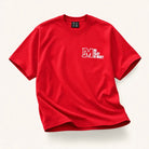 Mingstreet ASC launch still-life | MEDM | Half Sleeve Cotton Logo T Shirt | Red | ready_now_existing_asset