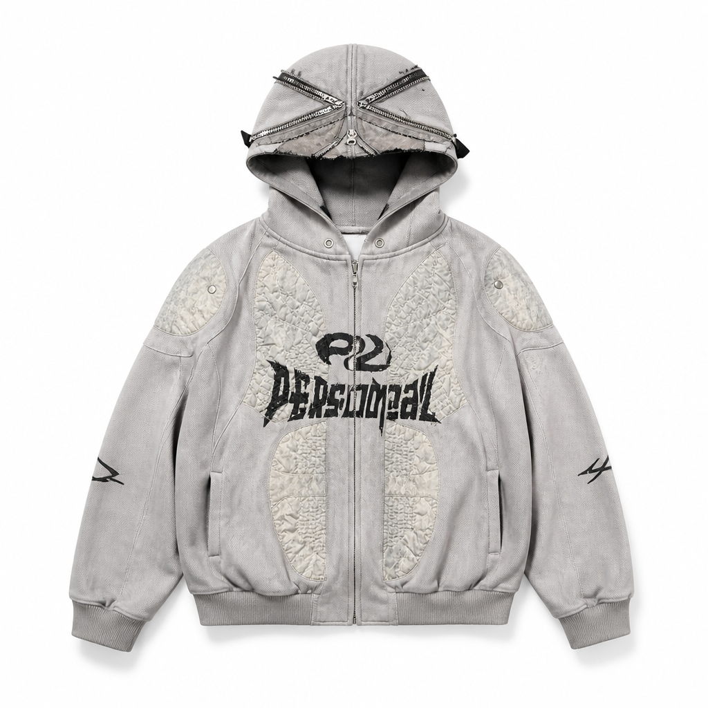 Mingstreet ASC launch still-life | PERSONSOUL | Armor Panel Zip Hoodie | Gray | generated_extra_ready_product_colorway