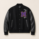 Mingstreet ASC launch still-life | MEDM | Wool Blend Varsity Jacket | Black | ready_now_uncrumpled_replacement