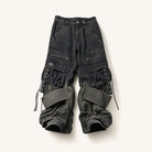 Mingstreet ASC launch still-life | PERSONSOUL | Gradient Washed Cargo Jeans | Black | ready_now_existing_asset