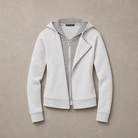 Mingstreet ASC launch still-life | RARELY ALIKE | Asymmetric Layered Color Block Hoodie | Light Gray | generated_missing_still_life_expansion