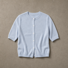 Mingstreet ASC launch still-life | RARELY ALIKE | Pure Wool Half Sleeve Cardigan | Sky Blue | generated_missing_still_life_expansion