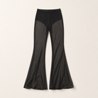 Mingstreet ASC launch still-life | RARELY ALIKE | Semi Sheer Mesh Flared Pants | Black | generated_missing_still_life_expansion