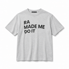 Mingstreet ASC launch still-life | RARELY ALIKE | Anniversary Slogan Cotton T Shirt | Gray | generated_extra_ready_product_colorway