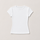 Mingstreet ASC launch still-life | RARELY ALIKE | Hourglass Cotton Crew Neck T Shirt | White | generated_extra_ready_product_colorway