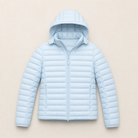 Mingstreet ASC launch still-life | RARELY ALIKE | Detachable Hood Duck Down Puffer | Sky Blue | ready_now_uncrumpled_replacement