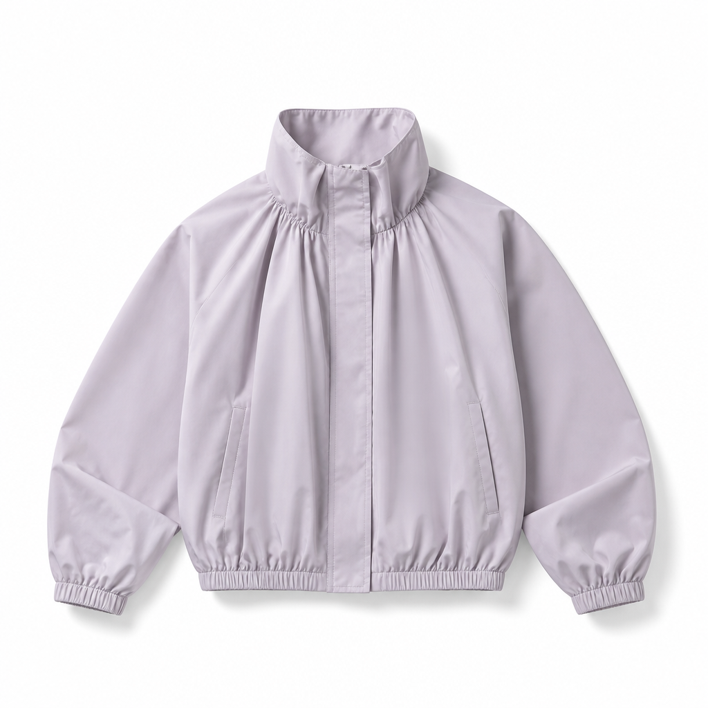 Mingstreet ASC launch still-life | RARELY ALIKE | Adjustable Collar Balloon Sports Jacket | Lavender | generated_extra_ready_product_colorway