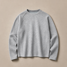 Mingstreet ASC launch still-life | JCAESAR STUDIO | Structural Seam Viscose Sweatshirt | Dark Gray | generated_missing_still_life_expansion