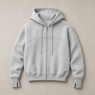 Mingstreet ASC launch still-life | JCAESAR STUDIO | Paneled Zip Up Glove Hoodie | Gray | ready_now_uncrumpled_replacement