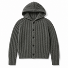 Mingstreet ASC launch still-life | JCAESAR STUDIO | Heavyweight Ribbed Hooded Sweater | Gray | generated_extra_ready_product_colorway