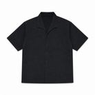Mingstreet ASC launch still-life | JCAESAR STUDIO | Seagull Collar Leaf Jacquard Shirt | Black | generated_extra_ready_product_colorway