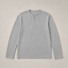 Mingstreet ASC launch still-life | JCAESAR STUDIO | Half Zip Lyocell Blend Long Sleeve Top | Gray | ready_now_uncrumpled_replacement