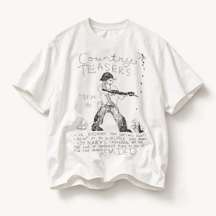Mingstreet ASC launch still-life | JCAESAR STUDIO | Graphic Cotton Linen T Shirt | White | ready_now_existing_asset